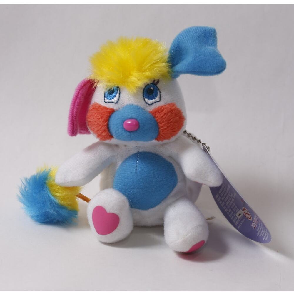 Rare Japan Excl 2008 Popples Puffball Plush Keychain Collectible Soft Bag Clip